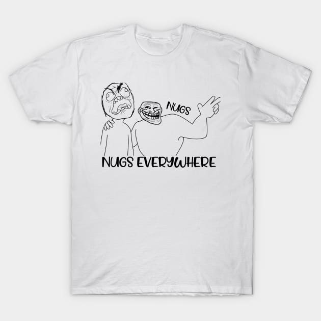 Nugs Everywhere T-Shirt by Abiarsa